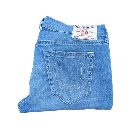 True Religion Jeans Size 38 ROCCO RELAXED SKINNY Blue - Picture 7 of 8